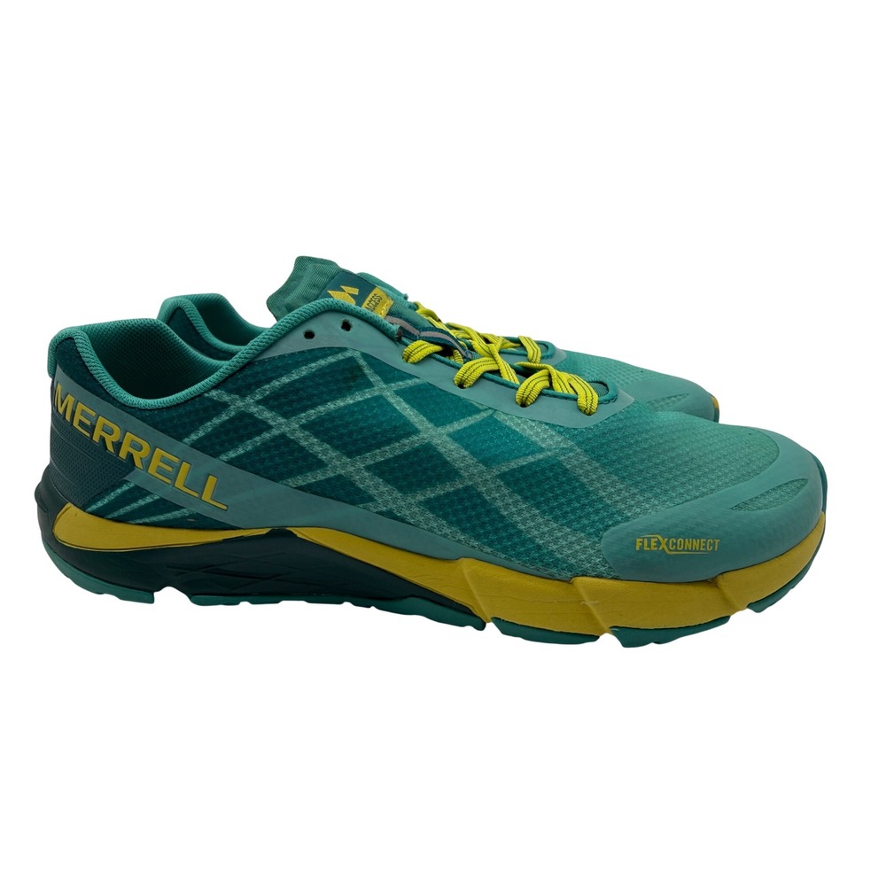 Merrell Bare Access Flex Running Shoes Women 9 Aruba Blue Excellent Trail J09648